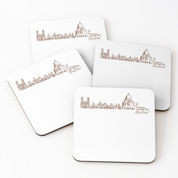 Item preview, Montreal hand drawn skyline designed and sold by chrlalexandru.