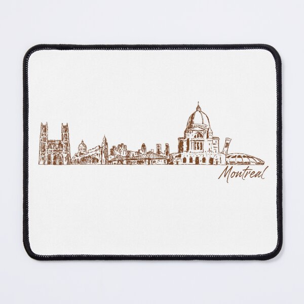 Item preview, Montreal hand drawn skyline designed and sold by chrlalexandru.