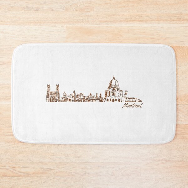 Item preview, Montreal hand drawn skyline designed and sold by chrlalexandru.