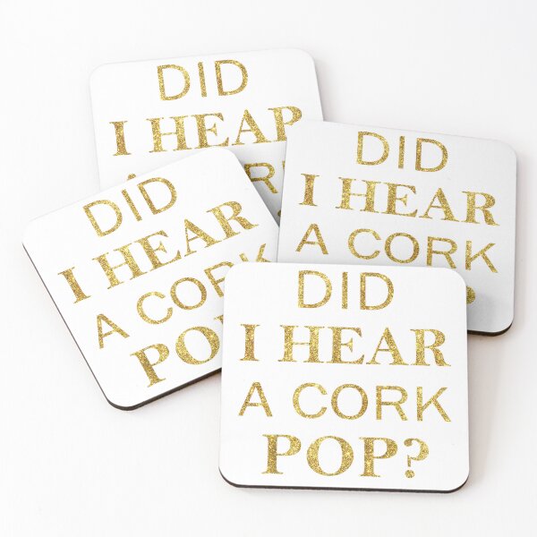 Item preview, ¿Escuché un pop de corcho? Amantes divertidos de beber designed and sold by JenniaStore.