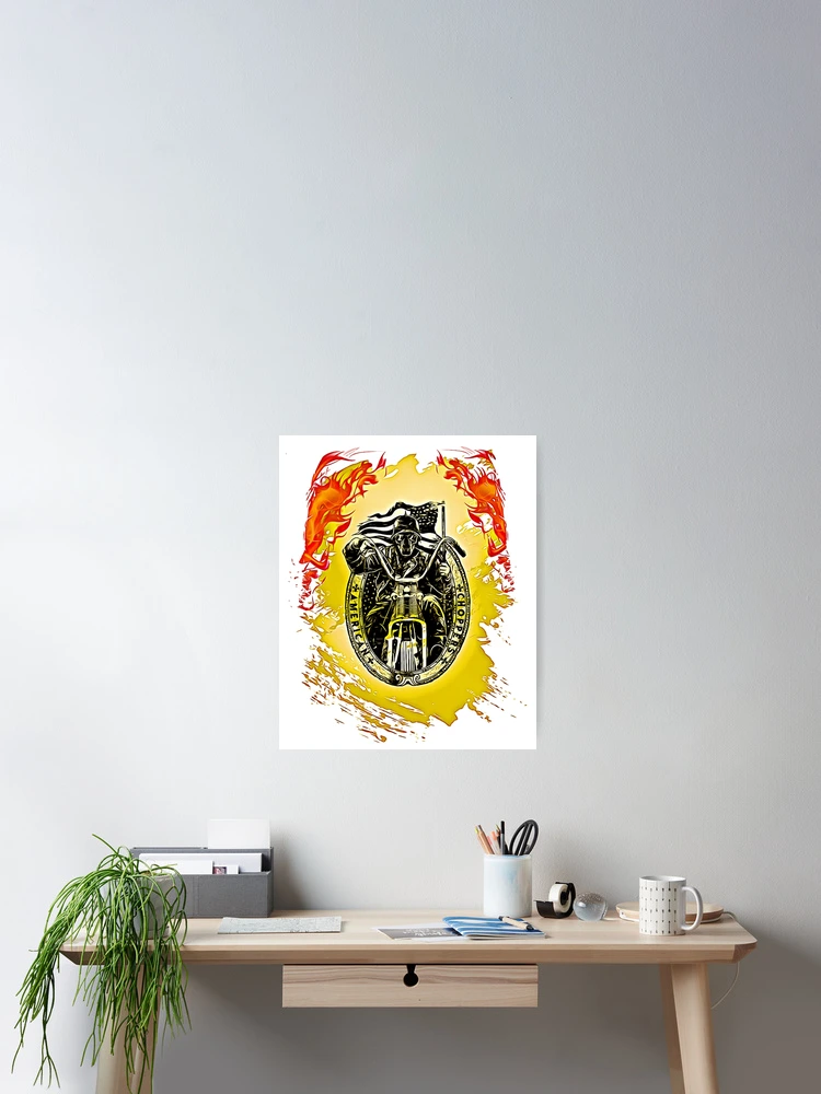 Thumbnail 2 of 3, Poster, Chopper designed and sold by DrawingAndText.