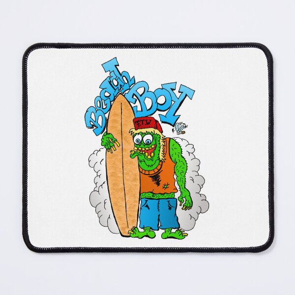 Item preview, Beach Boy Surfer Monster - waiting for big wave - black designed and sold by Marcel Wirth.