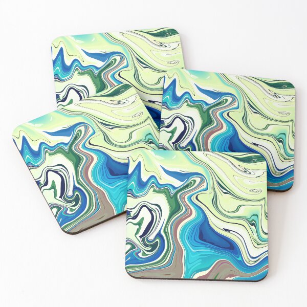 Item preview, Licuar océano abstracto designed and sold by TheCosmoWest.