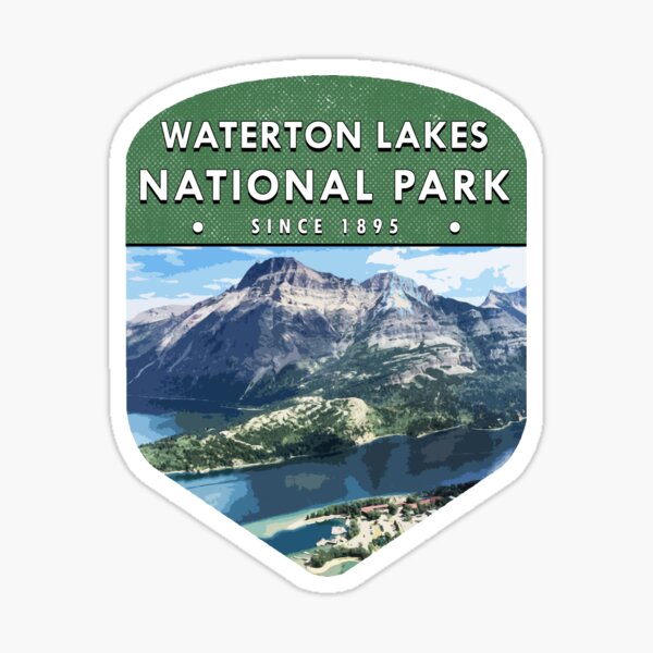 Glacier National Park Sticker Crown of the Continent Decal Hiking Forest