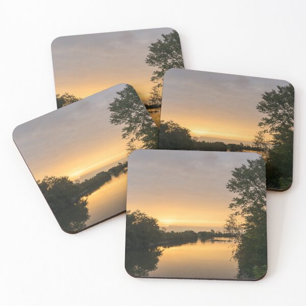 Item preview, Summertime Calmness - Green and Peaceful Mimico Creek West End Toronto designed and sold by Georgia Mizuleva.