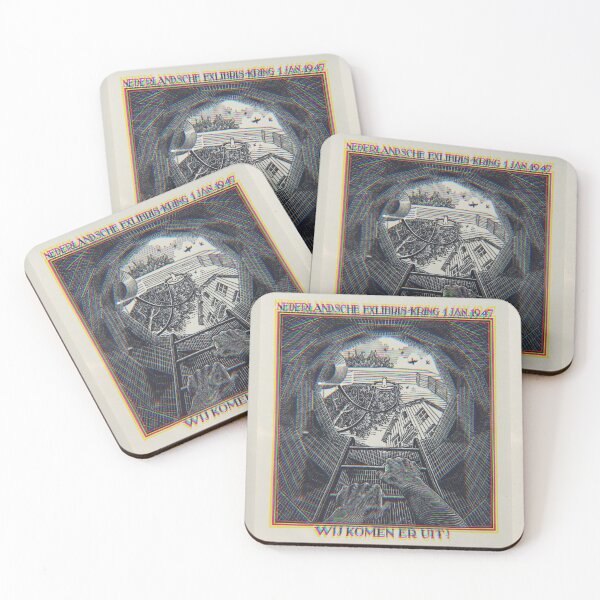 Item preview, Escher - New Year's Greeting Card (Well)  designed and sold by NicoletaDesigns.