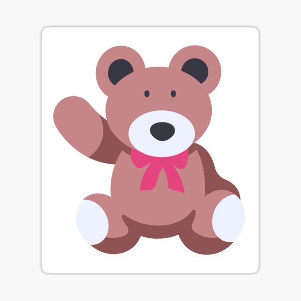 Teddy Bear Sticker By Vaglestyle Redbubble