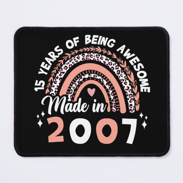 Item preview, 15 Years Old Gifts Teenage 15th Birthday Born in 2007 Women Girls designed and sold by Fleyshop.