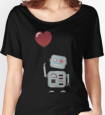 Robot In Love Women's Relaxed Fit T-Shirt