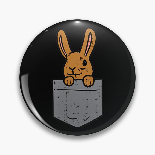 Aperçu de l'œuvre Cute Pocket Bunny Rabbit Happy Easter Day créée et vendue par Nabaz83.