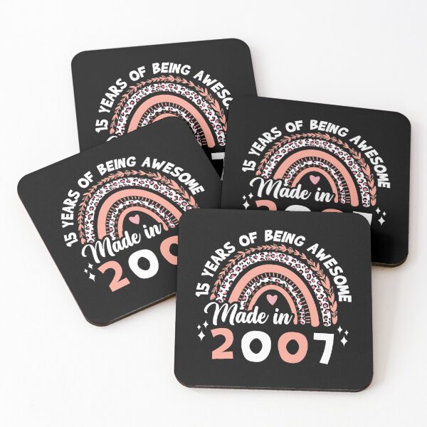 Item preview, 15 Years Old Gifts Teenage 15th Birthday Born in 2007 Women Girls designed and sold by Fleyshop.