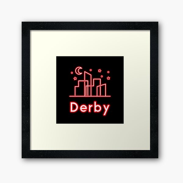 Item preview, Derby UK, Derby United Kingdom, Derby England, Derby great britain cities designed and sold by SuperiorPrints.