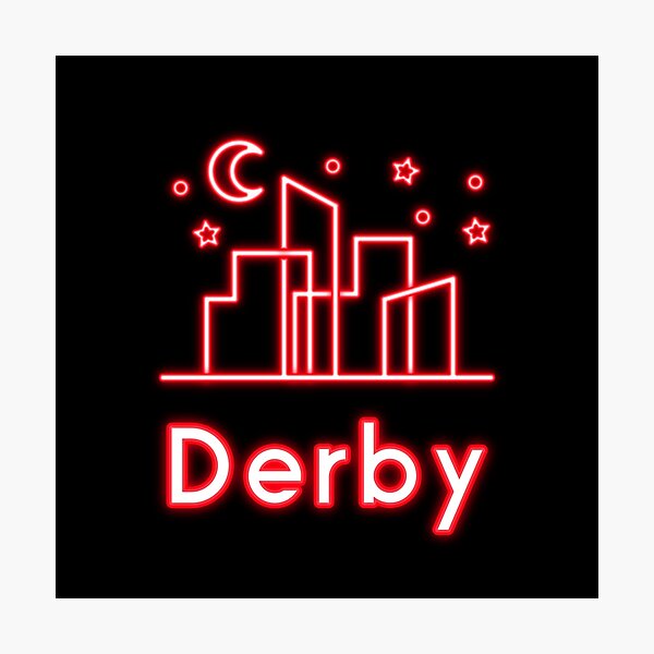 Item preview, Derby UK, Derby United Kingdom, Derby England, Derby great britain cities designed and sold by SuperiorPrints.