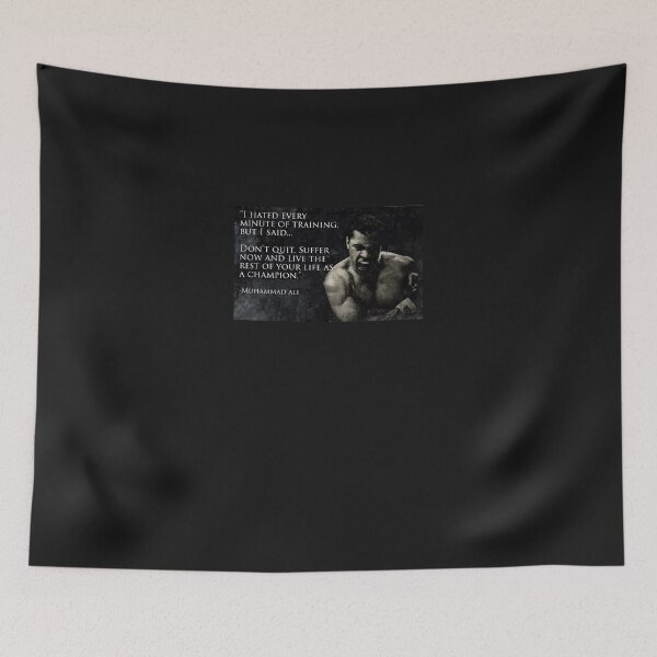 Item preview, I hated every minute of training - Muhammad Ali Sticker designed and sold by ilr9ctrin.