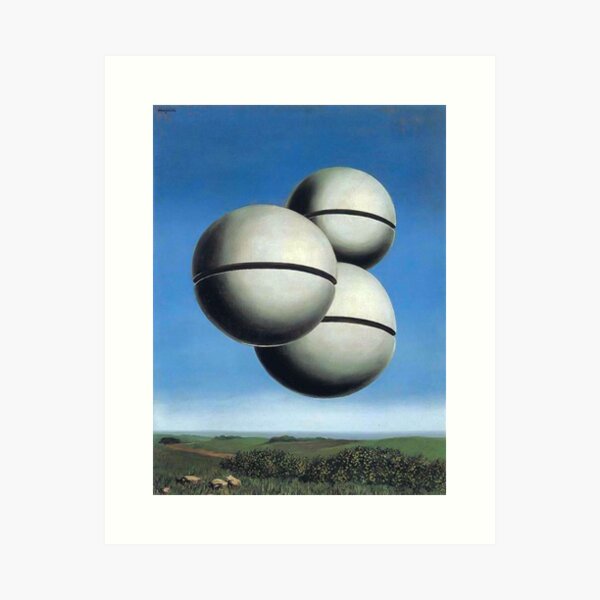 Rene Magritte - Die Stimme des Weltraums Kunstdruck