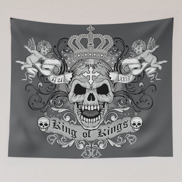 Item preview, grunge skull coat of arms designed and sold by amid999.