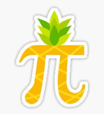 Funny Pi-neapple Pi Day 2018 Colorful Sign Humor Gift Sticker