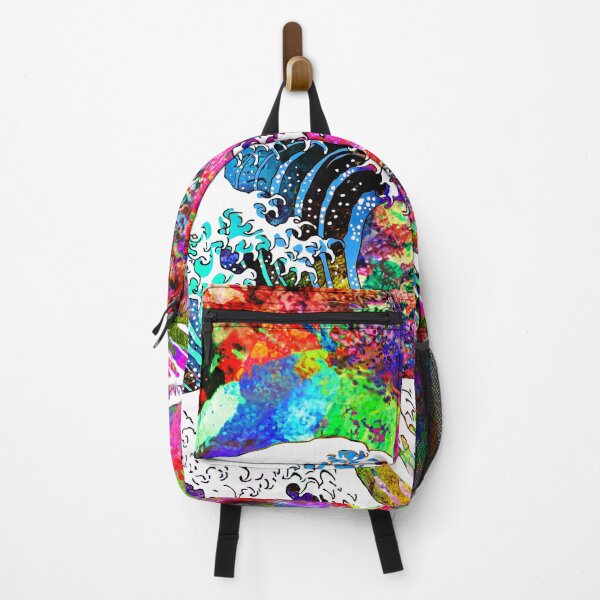 Item preview, Colorful Great Wave off Kanagawa designed and sold by UkiyoeKIMASA.