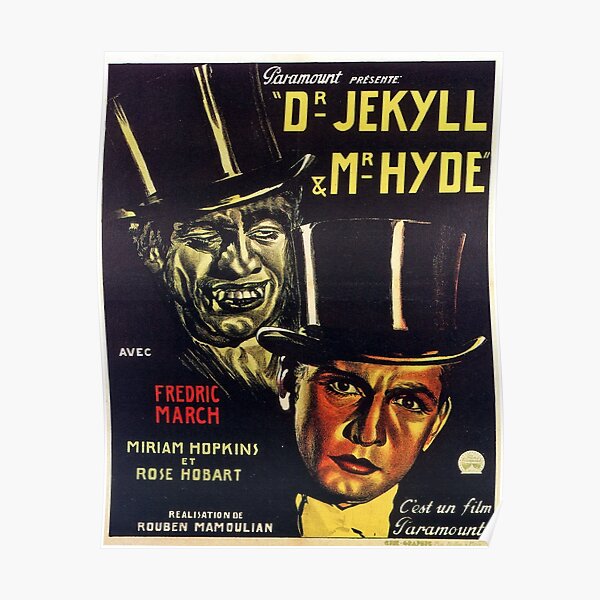 Dr Jekyll And Mr Hyde Poster For Sale By Mallaa3 Redbubble