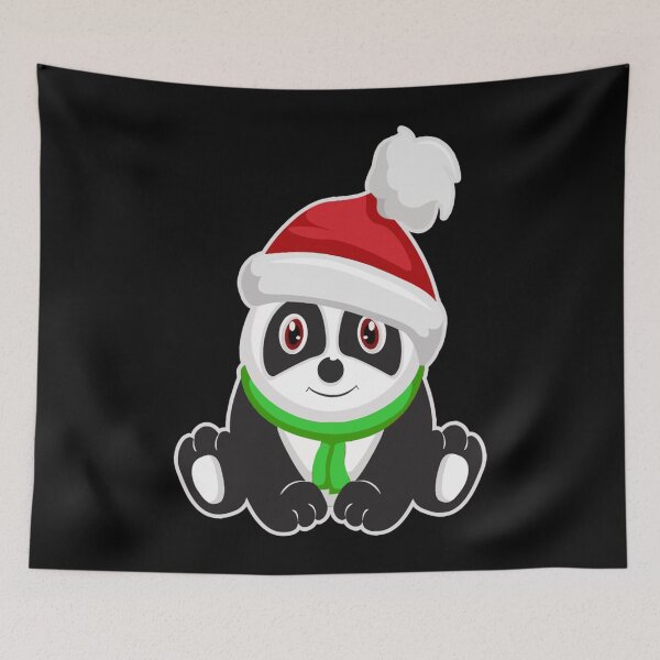 Item preview, cute animal friendly panda for Christmas Essential . designed and sold by fergalamand.