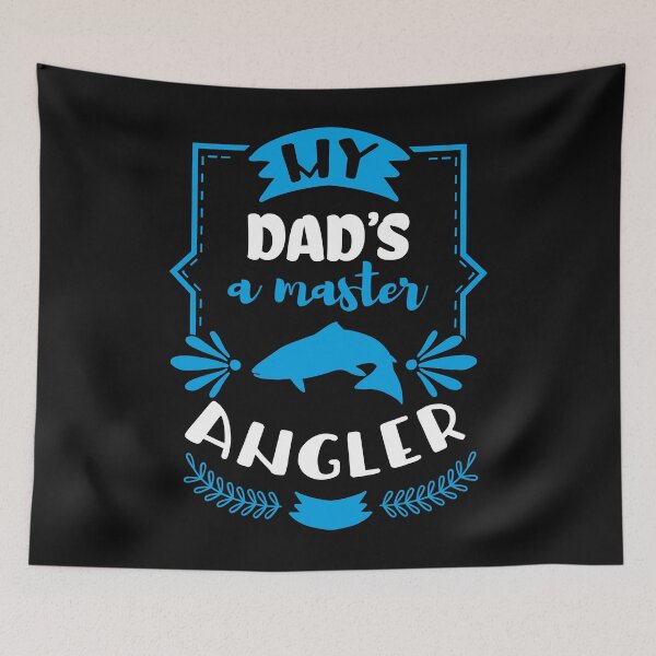 Item preview,  my dad a master angler, father's day designed and sold by lapolonaise.