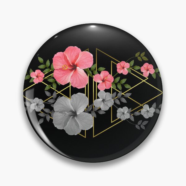 Item preview, Hibiscus Blossoms with Graphic - Tripic Flower in Kenai / Africa designed and sold by TShirtsundMehr.