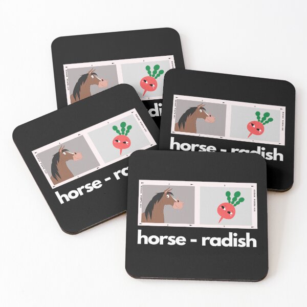 Item preview, horse radish - humour designed and sold by BearLoveDesign.