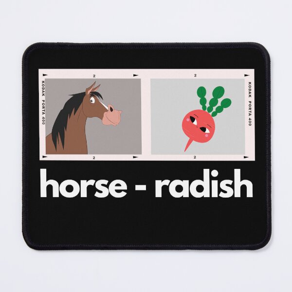Item preview, horse radish - humour designed and sold by BearLoveDesign.