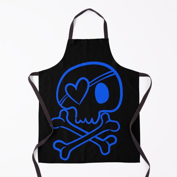 Item preview, Skull crossbones blue light Scary Dark Man Spooky Horror Bones Rock Gothic Occult Punisher designed and sold by BestDesign87.
