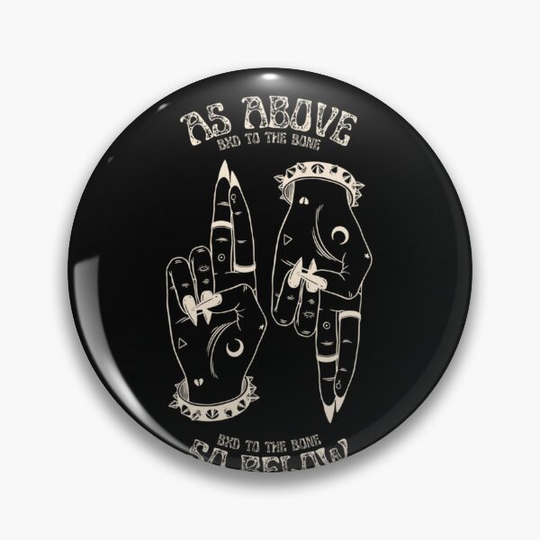 Item preview, BAD TO THE BONE AS ABOVE SO BELOW Premium designed and sold by WendyMorto.