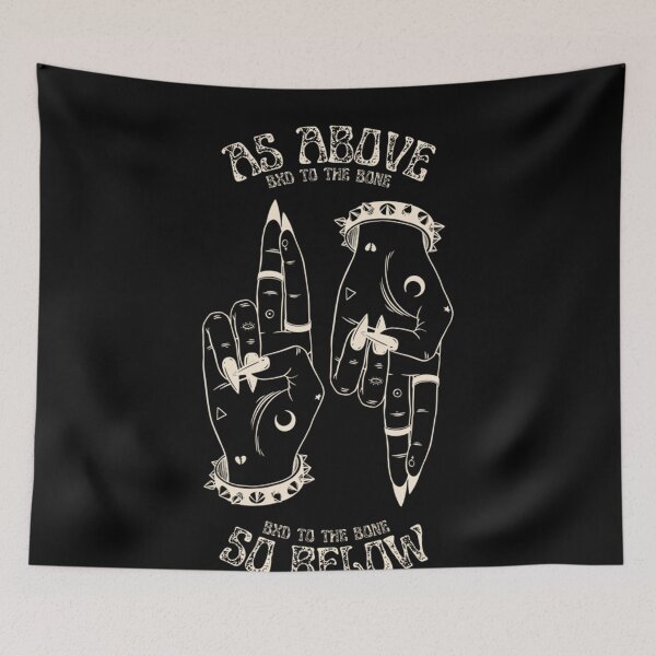 Item preview, BAD TO THE BONE AS ABOVE SO BELOW Premium designed and sold by WendyMorto.
