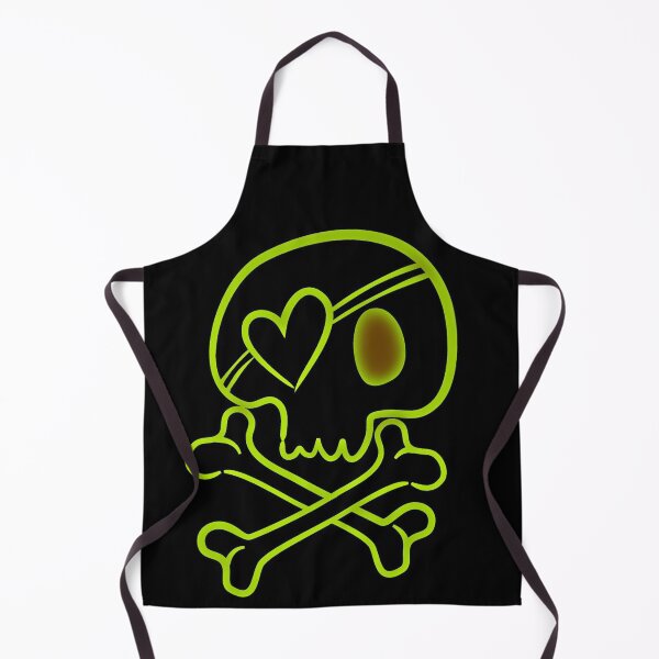Item preview, Skull crossbones green light Scary Dark Man Spooky Horror Bones Rock Gothic Occult Punisher designed and sold by BestDesign87.