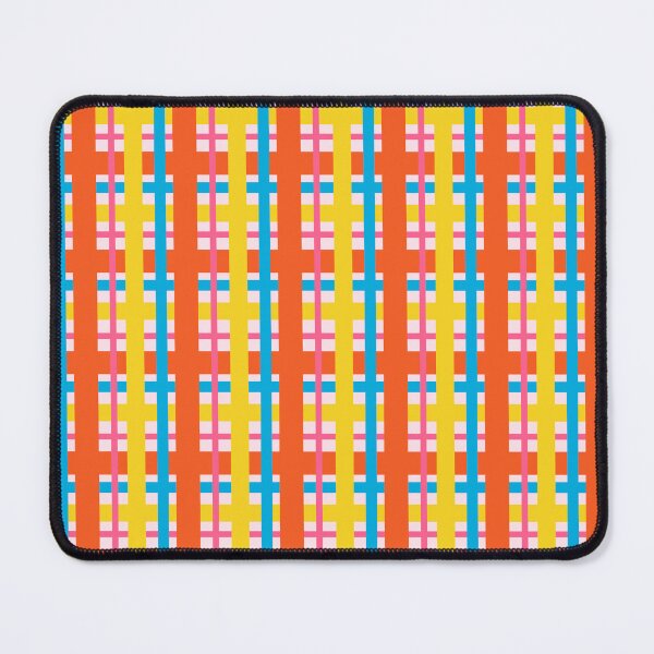 Item preview, Gridlines Orange Yellow Pattern designed and sold by Artdianarada.