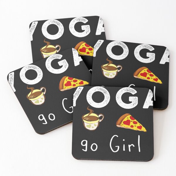 Item preview, YOGA Coffee Pizza designed and sold by life22beautiful.
