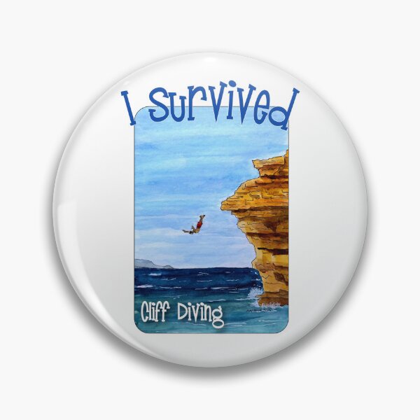 Item preview, I Survived Cliff Diving designed and sold by MMc Buck.