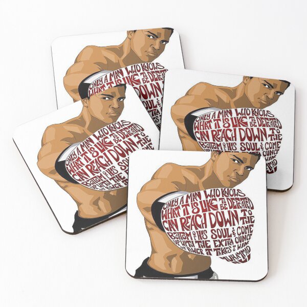 Item preview, Muhammad Ali Comeback From Defeat Sticker designed and sold by ilr9ctrin.