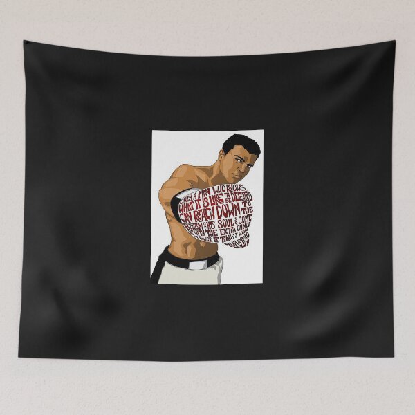 Item preview, Muhammad Ali Comeback From Defeat Sticker designed and sold by ilr9ctrin.