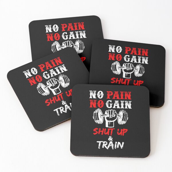 Item preview, No Pain No Gain Shut Up and Train Gym Workout Motivation Classic Shirt Classic designed and sold by WendyMorto.