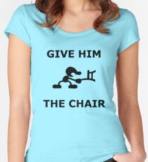 Mr. game and watch give him the chair Women's Fitted Scoop T-Shirt