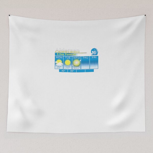 Item preview, ALDERAAN 5 DAY FORECAST Classic T-Shirt designed and sold by ClaudiaKarcher.