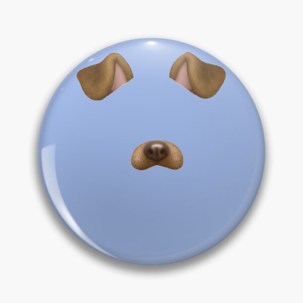 Item preview, Snapchat Dog Sticker designed and sold by AndreaGrohmann.