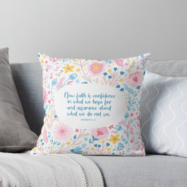 Item preview, Hebrews 11:1 - Faith is Confidence, Bible Verse designed and sold by StudioCitrine.