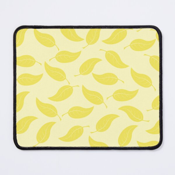 Item preview, Pastel Yellow Abstract Leaves Pattern designed and sold by TacticTees.