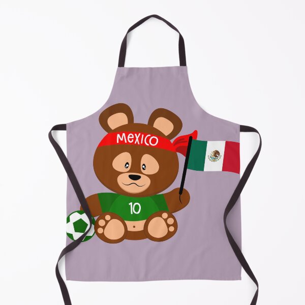 Item preview, VIVA LA MEXICO, BEAR WITH MEXICO FLAG designed and sold by DegoPine Art Studio.