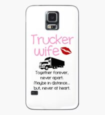 Trucker Wife - Pink Case/Skin for Samsung Galaxy