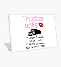 Trucker Frau - Pink Laptop Folie