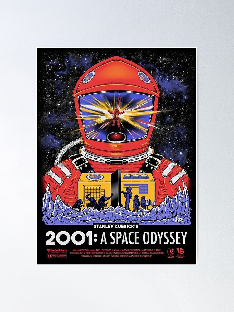 2001 a Space Odyssey, Stanley Kubrick alternative movie poster