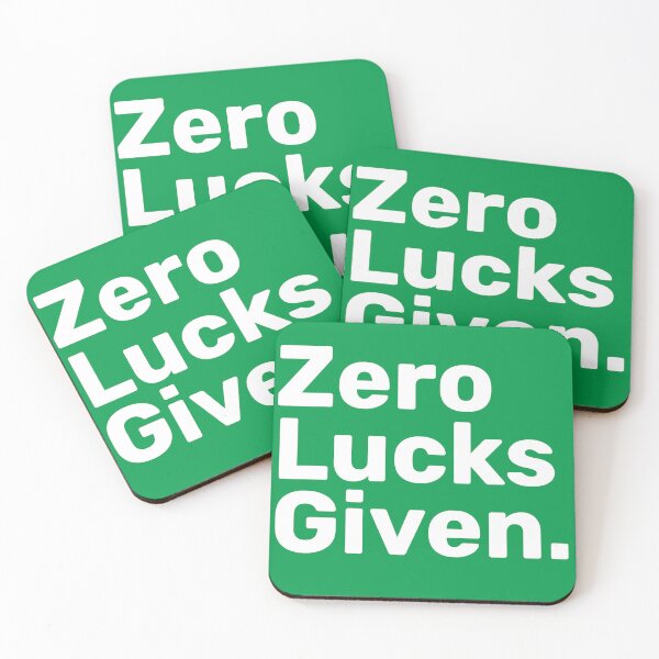 Item preview, Zero Lucks Given. | Irish Puns designed and sold by BopleDesigns.