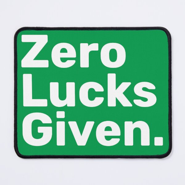 Item preview, Zero Lucks Given. | Irish Puns designed and sold by BopleDesigns.