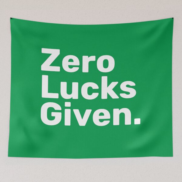 Item preview, Zero Lucks Given. | Irish Puns designed and sold by BopleDesigns.